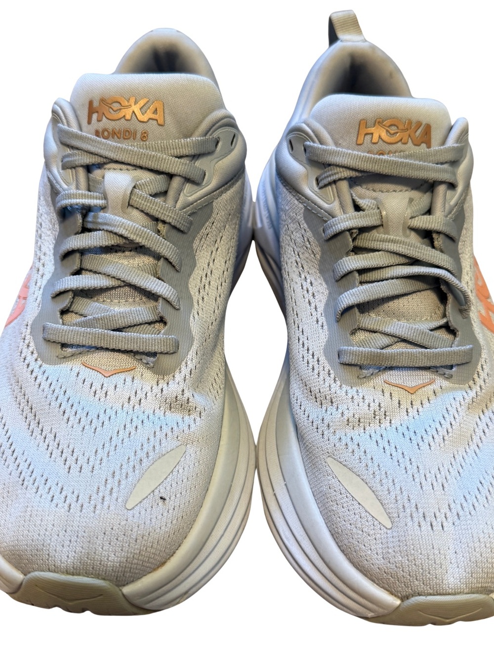 Hoka Bondi 8 Gray Running Athletic Shoes Women’s 8 - Picture 8 of 8